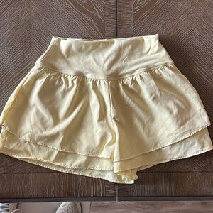 Yogalicious Light Yellow Women's Skorts